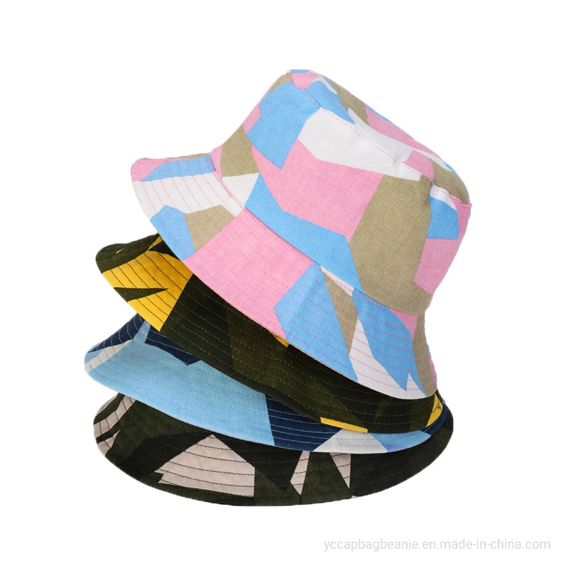 Unisex Customized Fashion Reversible Summer Outdoor Beach Bucket Hat